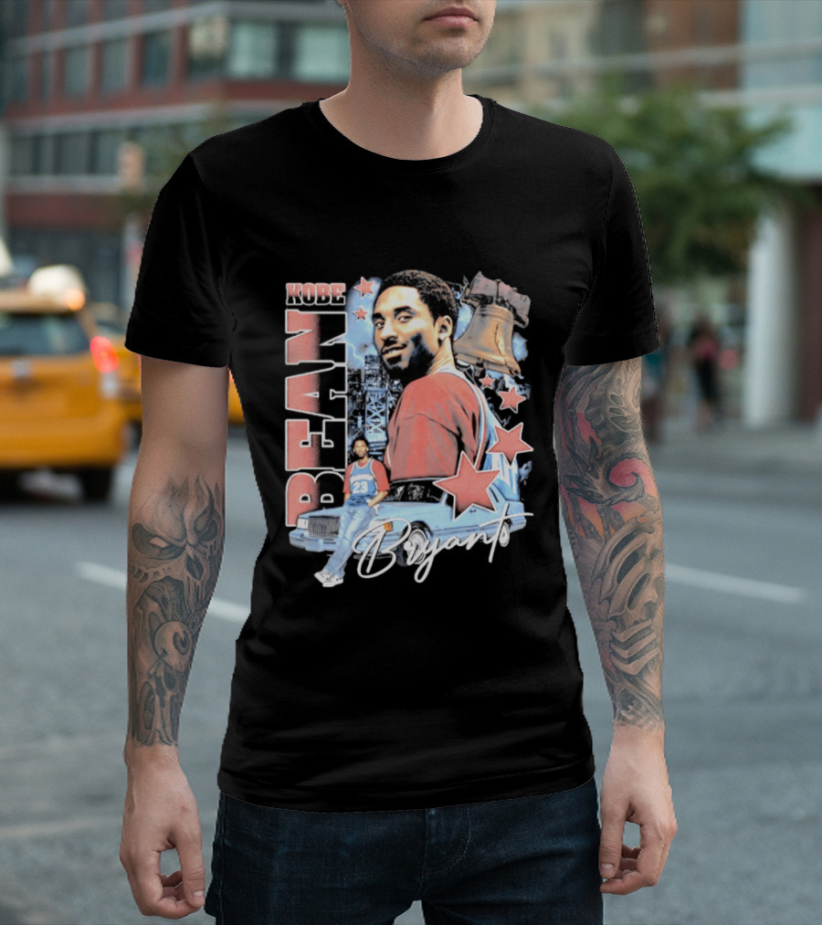 Kobe Bean Bryant Philadelphia Liberty Bell Vintage Style 23 Jersey Retro 76ers T-Shirt