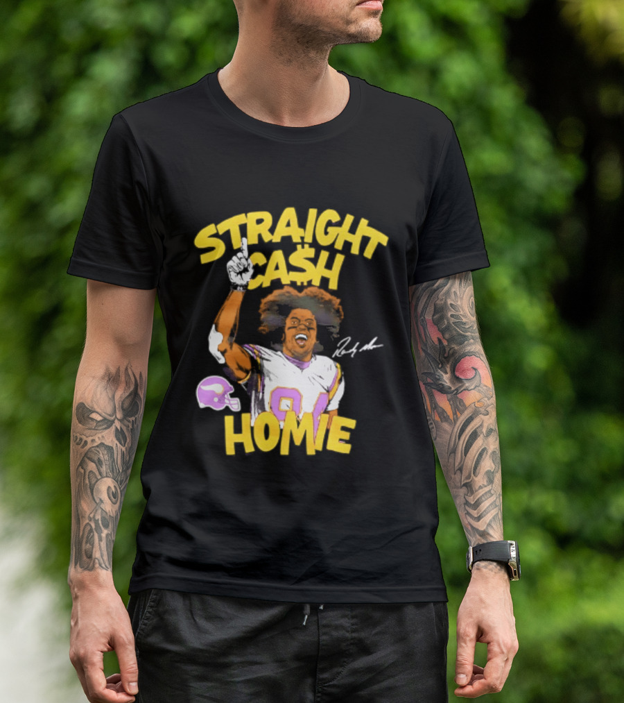 Minnesota Vikings Randy Moss Straight Cash Homie 84 T-Shirt