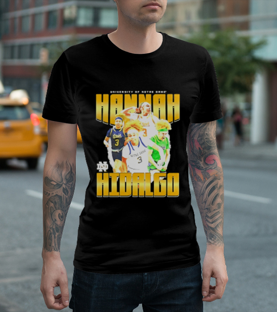 University Of Notre Dame Hannah Hidalgo Ncaa Women's Basketball T-Shirt