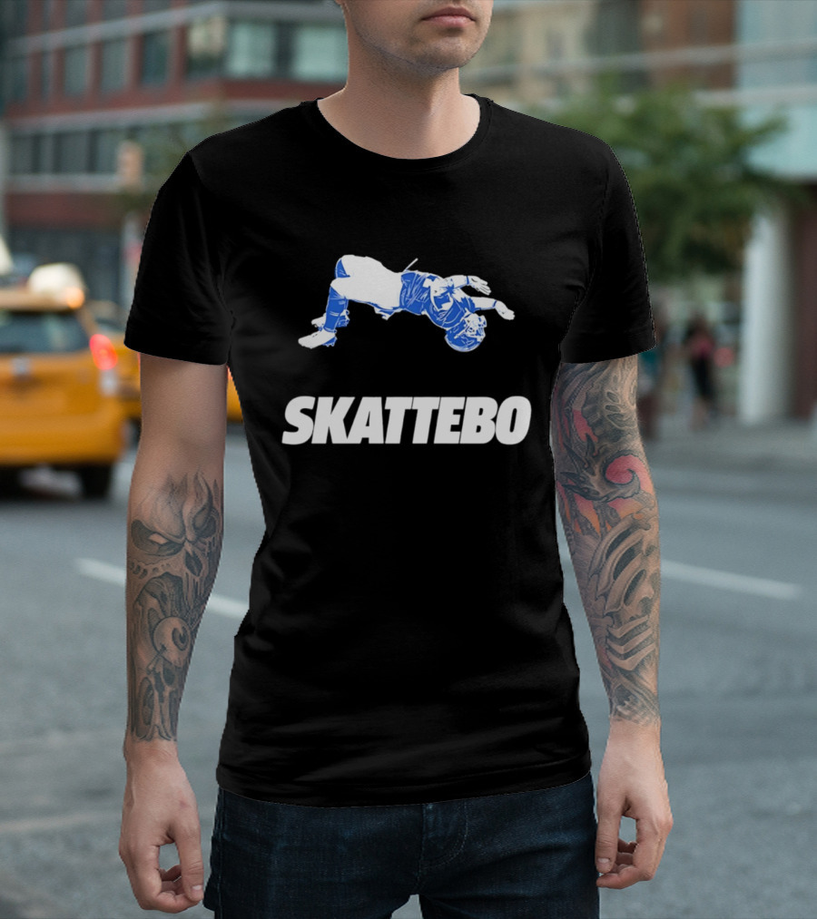 Skattebo New York Giants Flip Pose Star T-Shirt