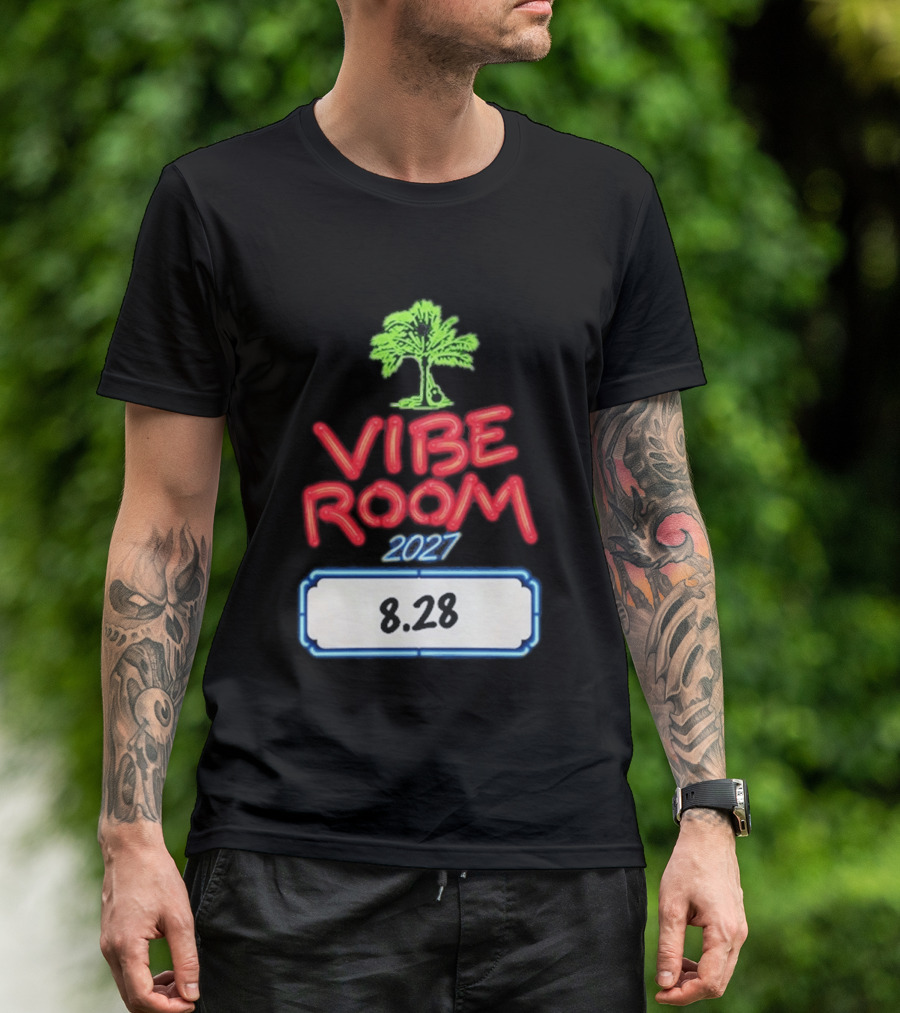 Kenny Chesney Vibe Room 8 28 2027 Tour Date Palm Tree T-Shirt