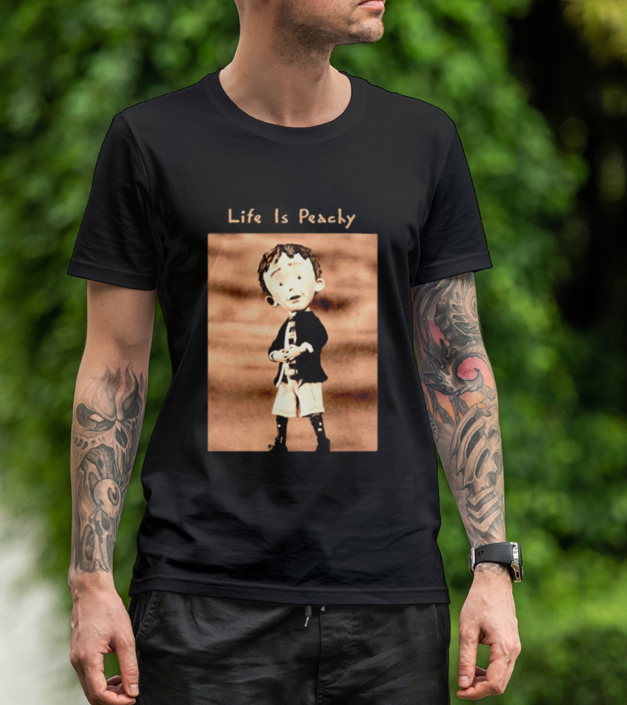 Life Is Peachy Korn Nu Metal Character Jonathan Davis T-Shirt
