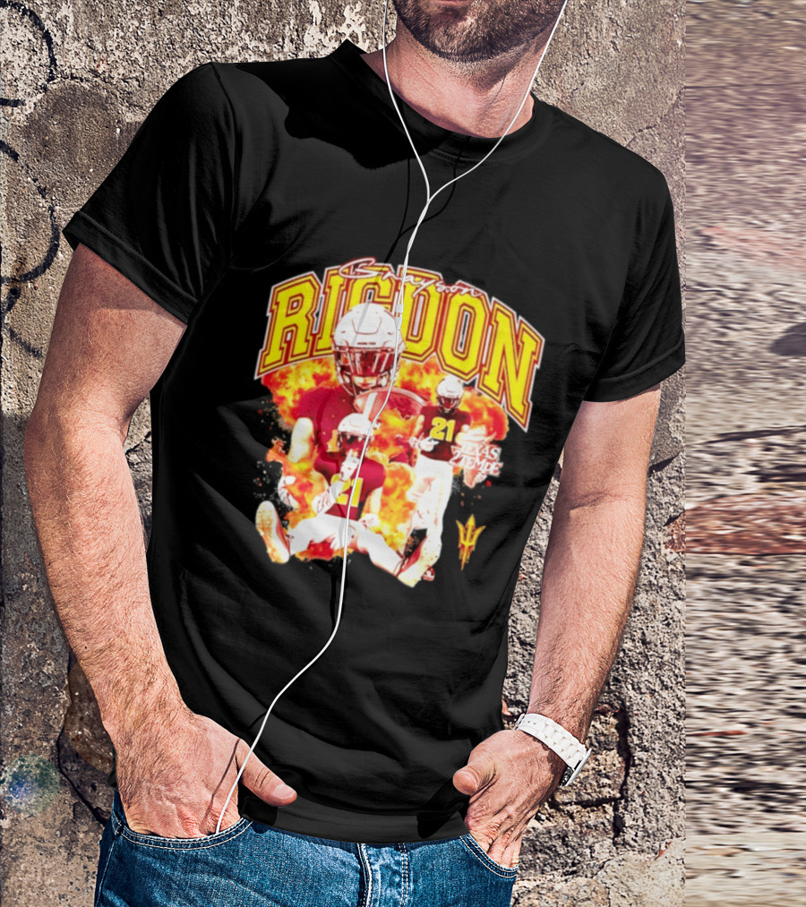 Grayson Rigdon 21 Arizona State Texas Tempe Football Player T-Shirt