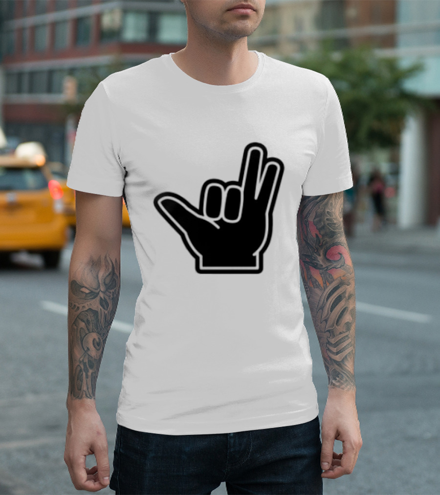 8Ro8 Store Hammajang Shaka Hand Sign Gesture T-Shirt