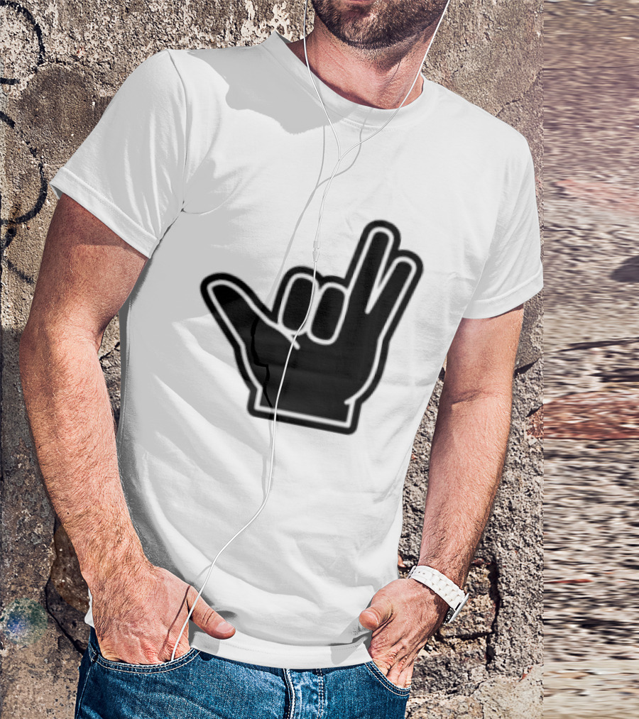 8Ro8 Store Hammajang Shaka Hand Sign Gesture T-Shirt
