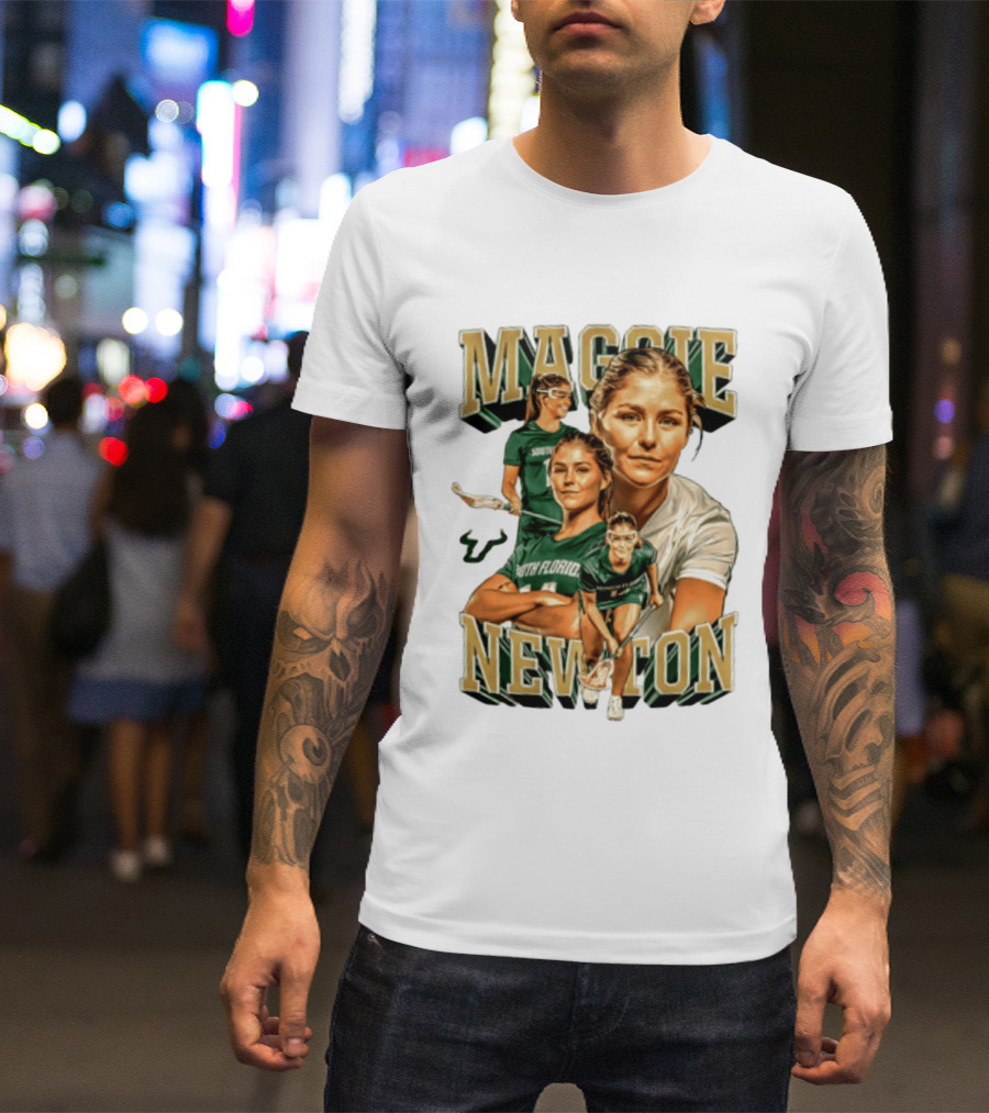 Maggie Newton South Florida Lacrosse Player USF T-Shirt