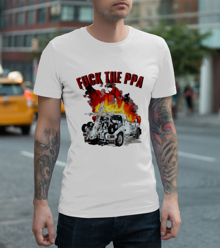 Philadelphia Parking Authority Tow Truck Fire Protest T-Shirt