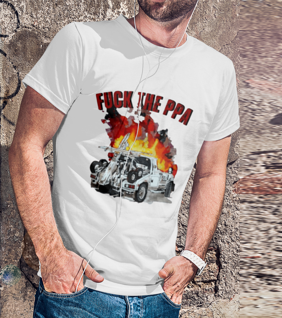 Philadelphia Parking Authority Tow Truck Fire Protest T-Shirt