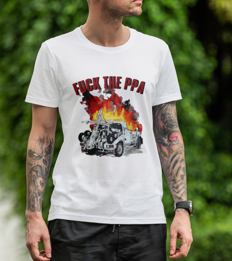 Philadelphia Parking Authority Tow Truck Fire Protest T-Shirt