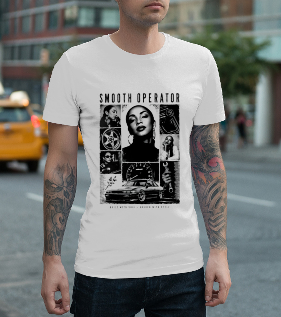 Smooth Operator Built With Soul Driven With Style Vintage Car Icon Retro Look T-Shirt