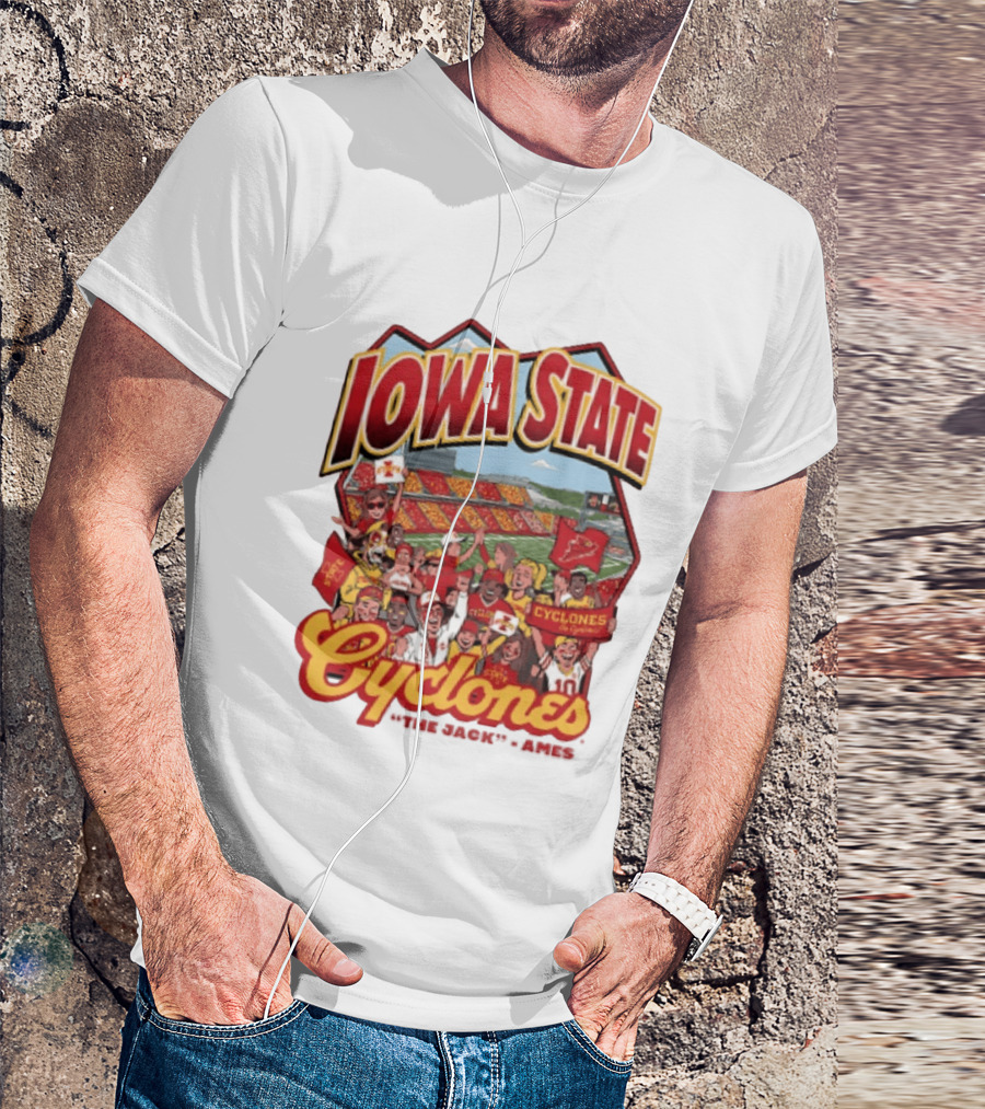 Iowa State Cyclones Football Fans At The Jack Trice Stadium Ames T-Shirt