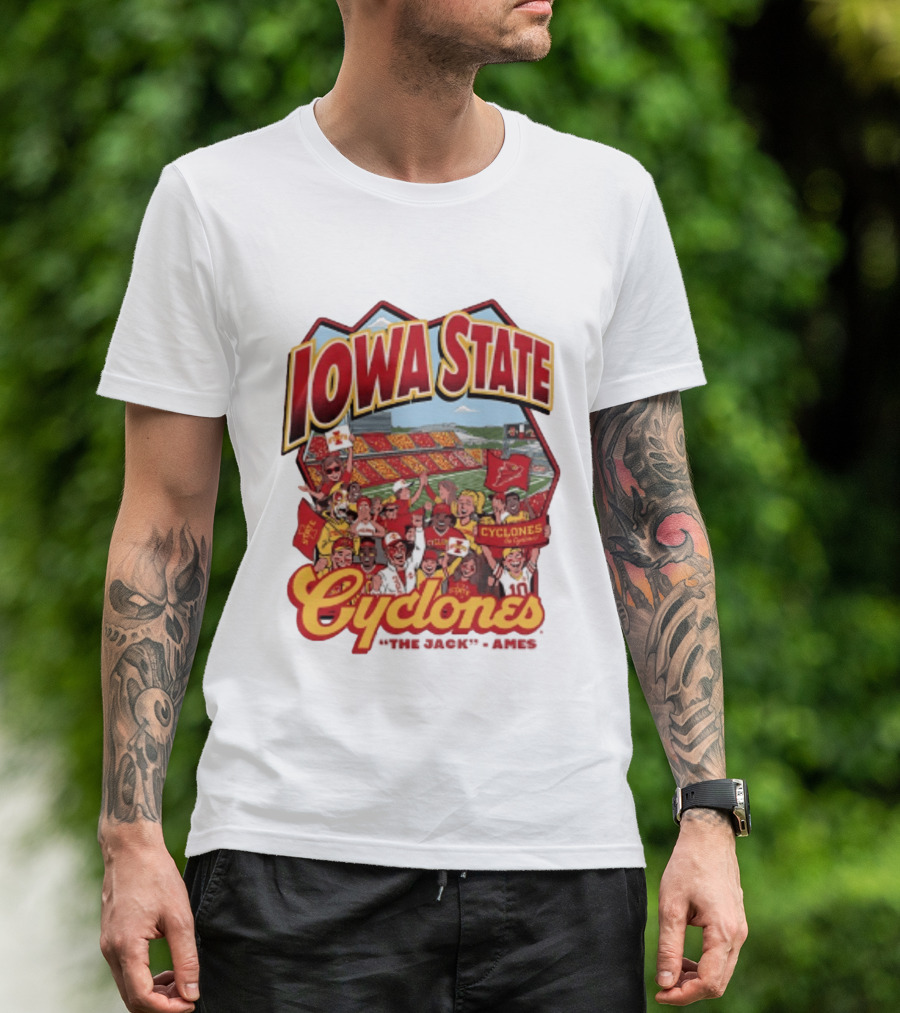 Iowa State Cyclones Football Fans At The Jack Trice Stadium Ames T-Shirt