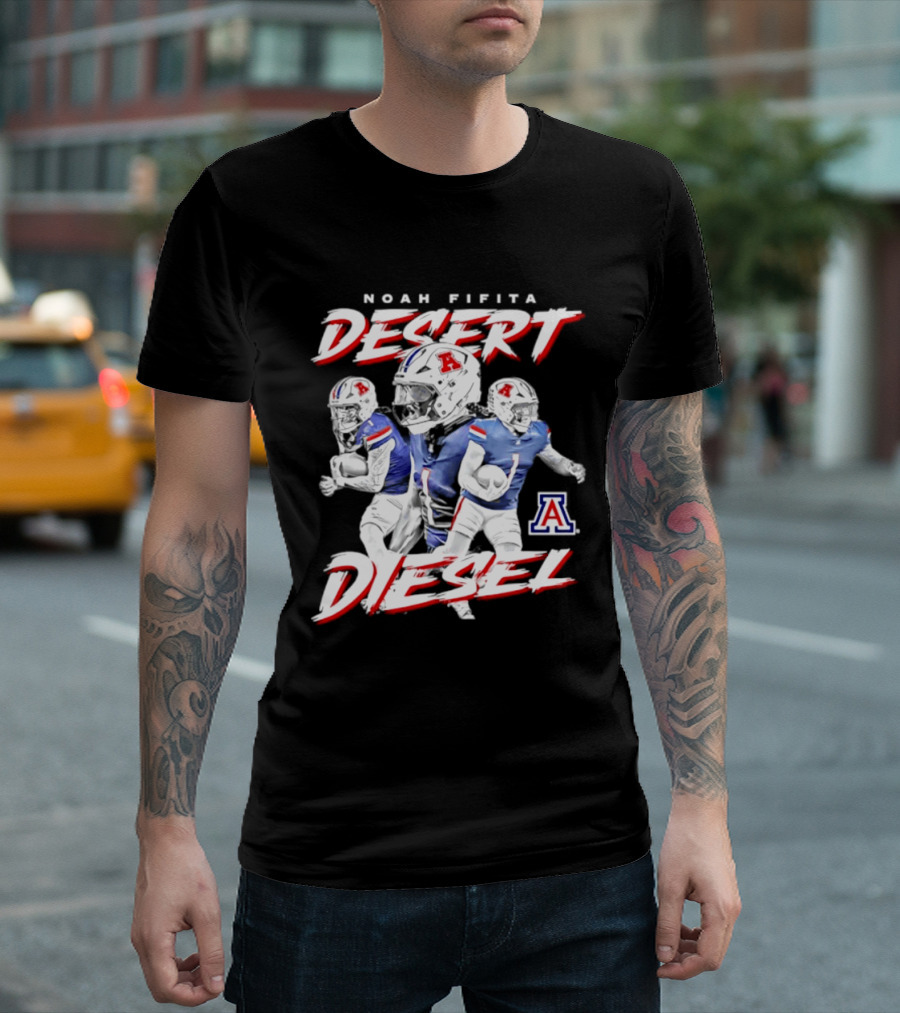 Noah Fifita Desert Diesel Arizona Wildcats NCAA Football T-Shirt