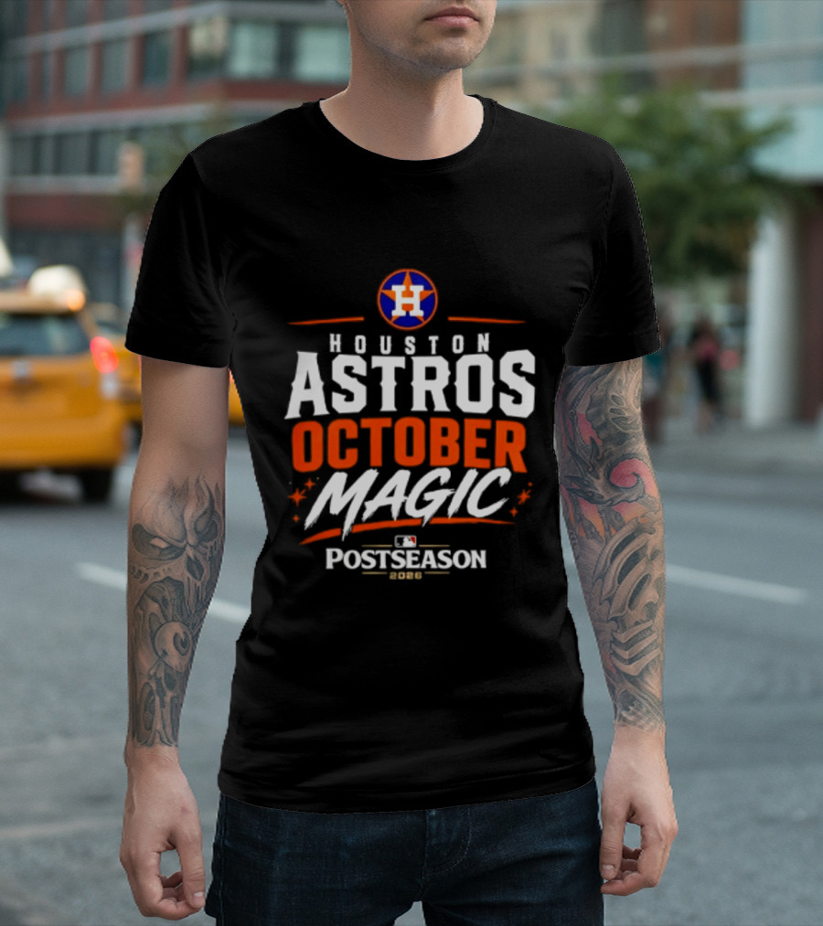 Houston Astros October Magic MLB Postseason 2026 T-Shirt