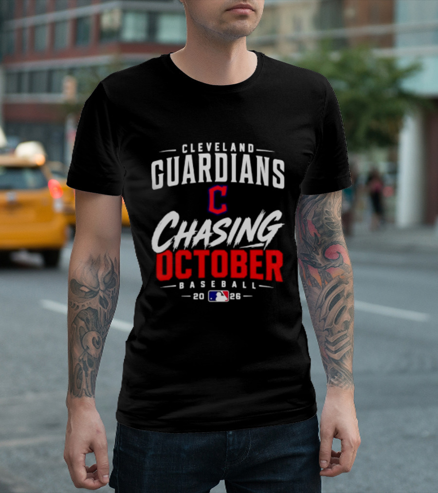 Cleveland Guardians Chasing October 2026 Baseball MLB T-Shirt