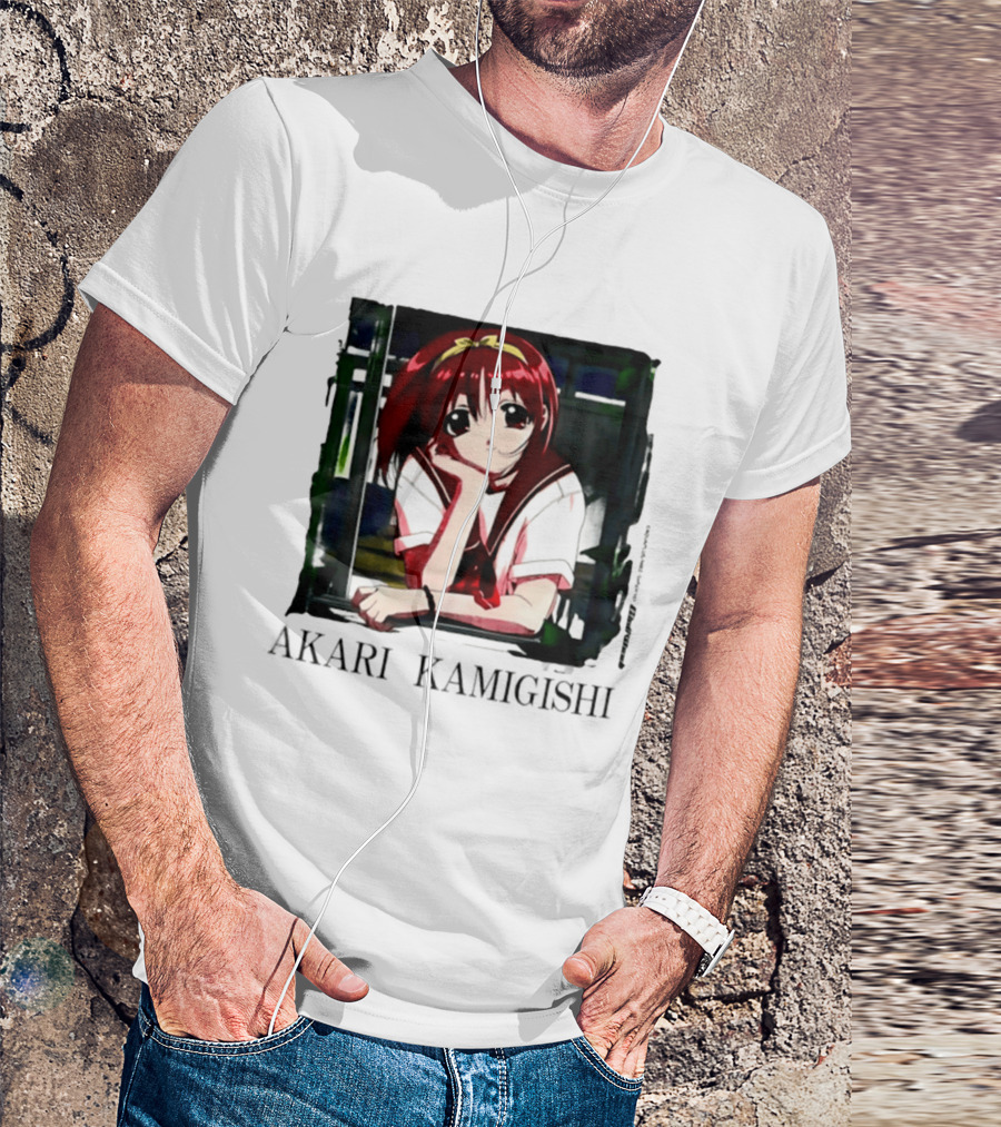Akari Kamigishi To Heart Anime Character Image T-Shirt