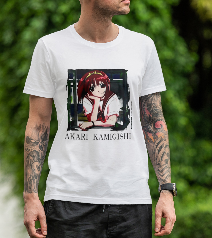 Akari Kamigishi To Heart Anime Character Image T-Shirt
