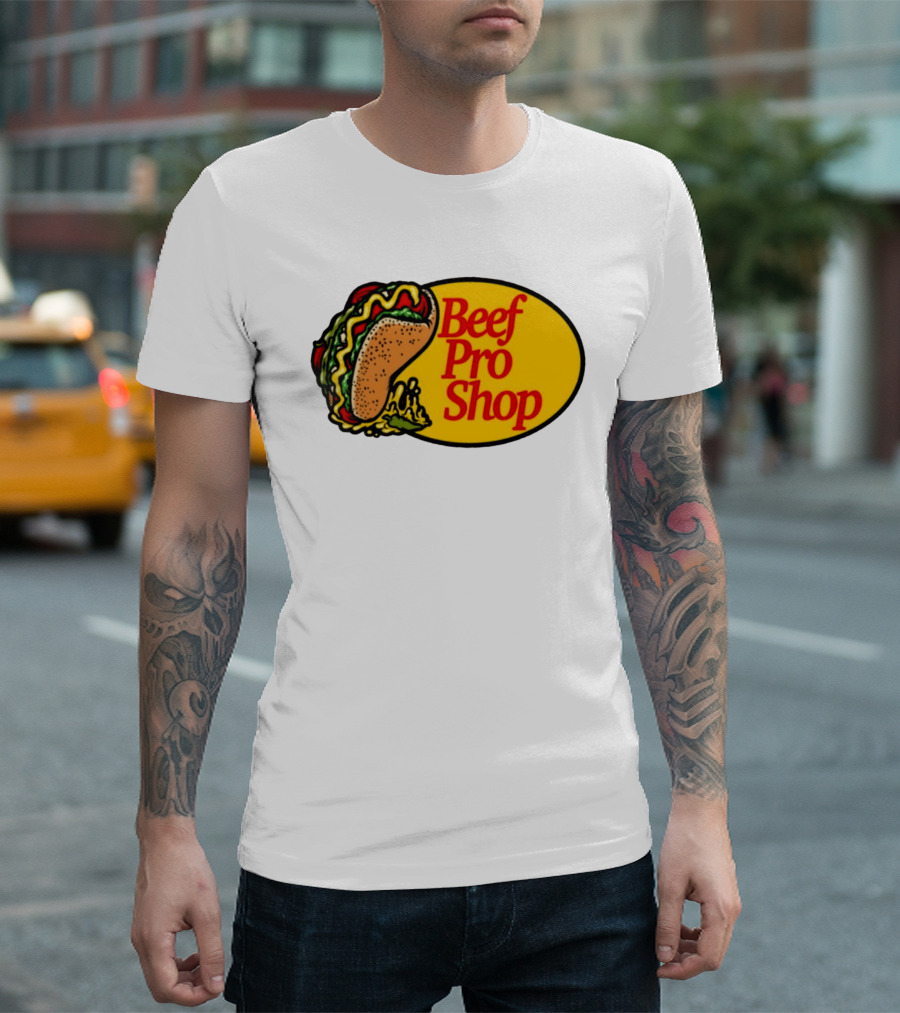 Beef Pro Shop Taco Patch T-Shirt
