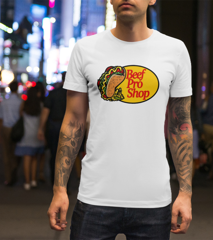 Beef Pro Shop Taco Patch T-Shirt