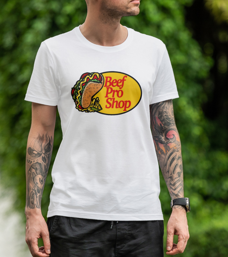 Beef Pro Shop Taco Patch T-Shirt