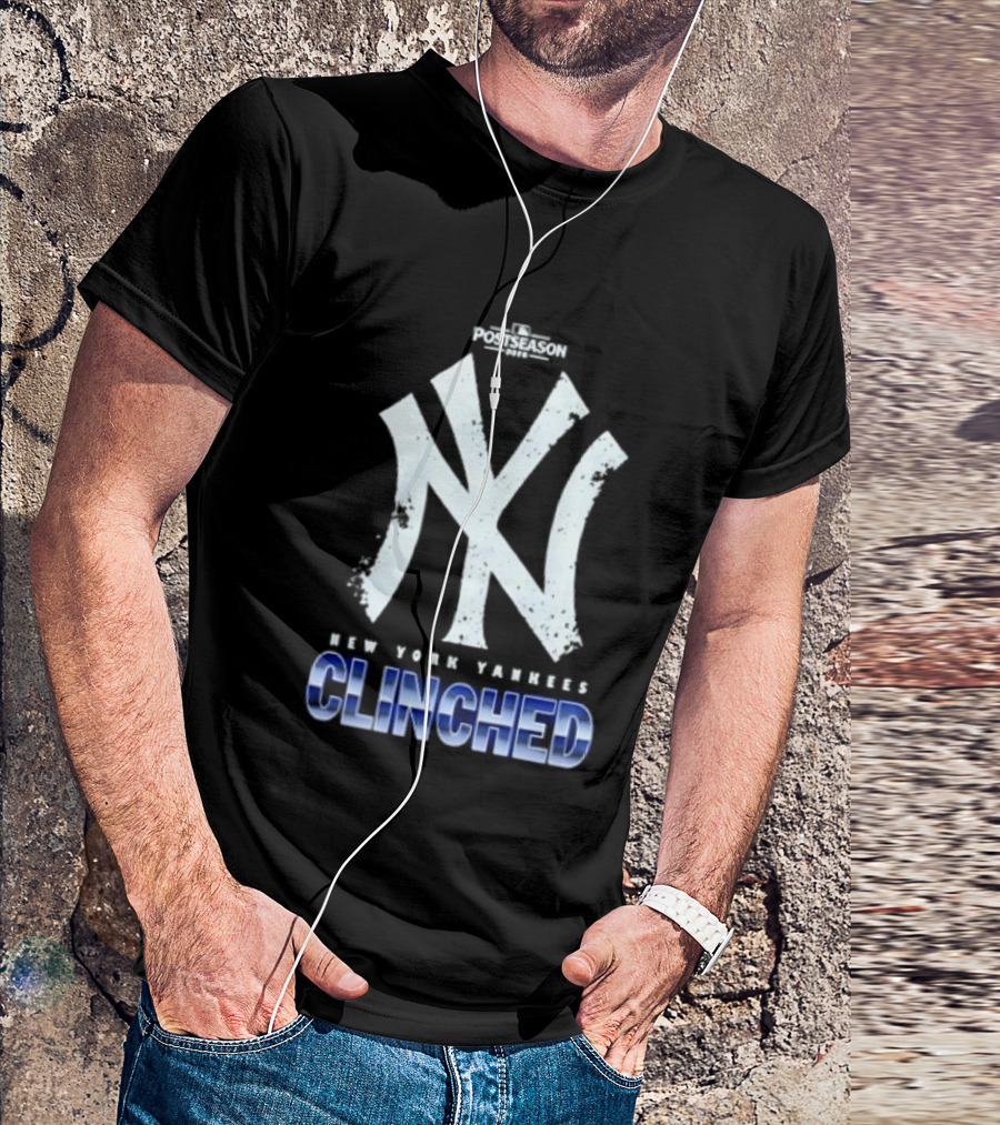New York Yankees Clinched 2026 MLB Postseason Celebration T-Shirt