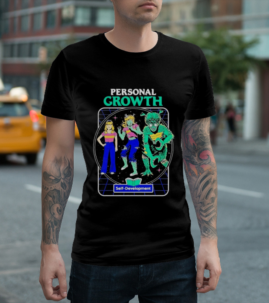 Personal Growth Self Development Alien Transformation Steven Rhodes T-Shirt