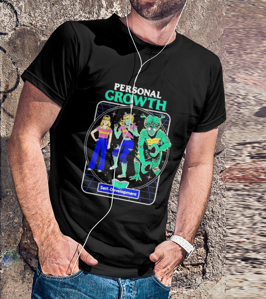 Personal Growth Self Development Alien Transformation Steven Rhodes T-Shirt
