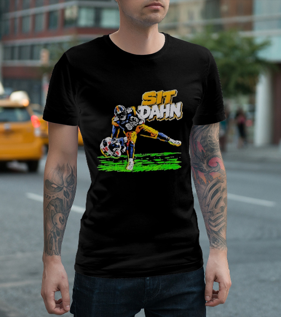 Sit Dahn Pittsburgh Steelers George Pickens 14 Football T-Shirt