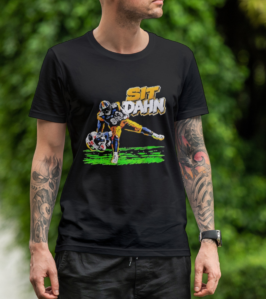 Sit Dahn Pittsburgh Steelers George Pickens 14 Football T-Shirt