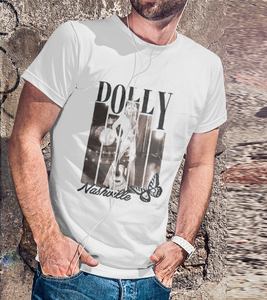 Dolly Parton Nashville Country Music Icon Microphone T-Shirt
