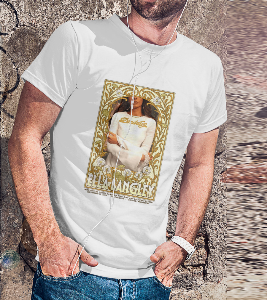 Ella Langley Dandelion Oxford Mississippi Concert September 17 2026 SJB Pavilion T-Shirt