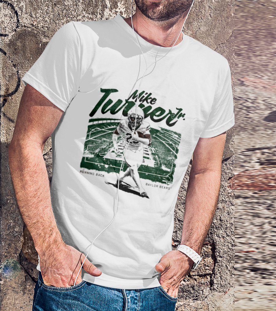 Mike Turner Jr. Running Back Baylor Bears NCAA Football Player T-Shirt
