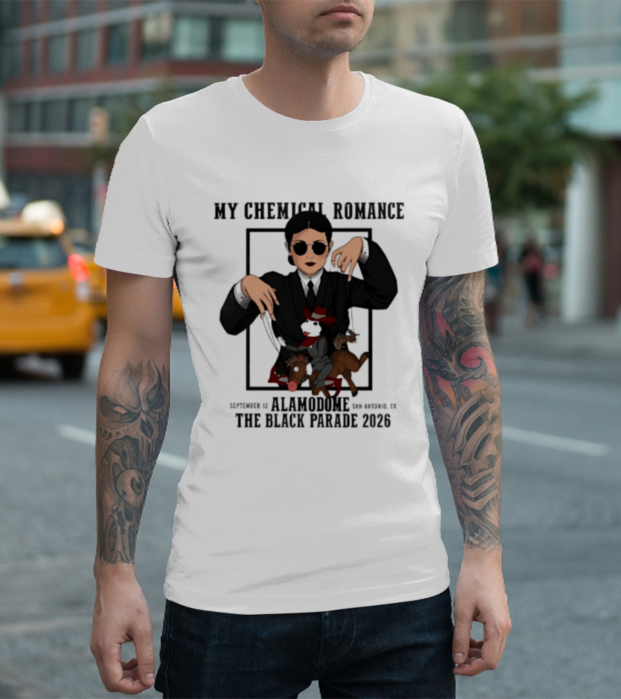 My Chemical Romance The Black Parade Alamodome 2026 September Texas T-Shirt