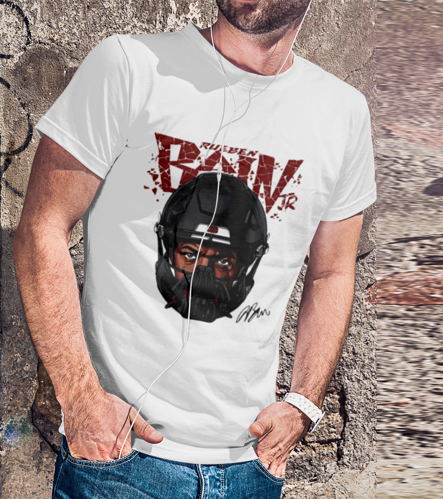 Rueben Bain Jr. Big Head Mask Tampa Bay Buccaneers T-Shirt
