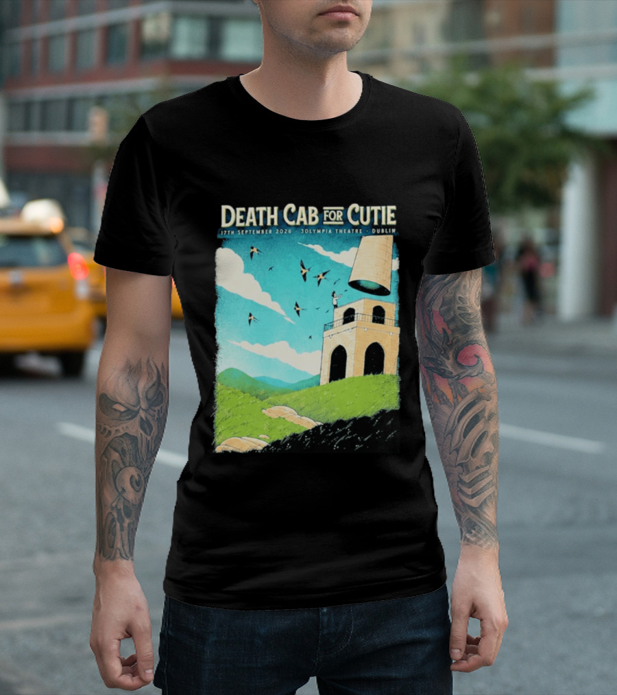 Death Cab For Cutie Olympia Theatre Dublin 17th September 2026 T-Shirt