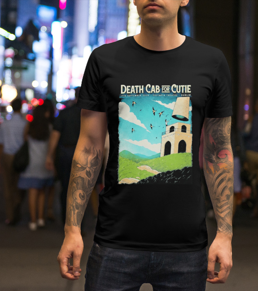 Death Cab For Cutie Olympia Theatre Dublin 17th September 2026 T-Shirt
