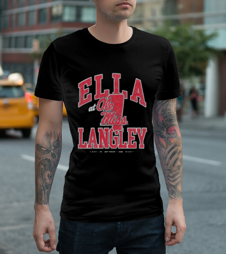 ELLA LANGLEY Ole Miss Mississippi T-Shirt