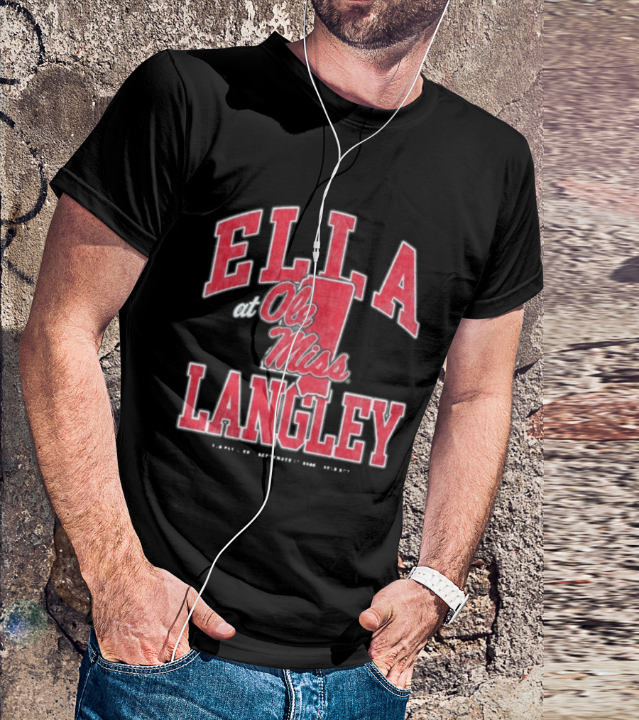 ELLA LANGLEY Ole Miss Mississippi T-Shirt