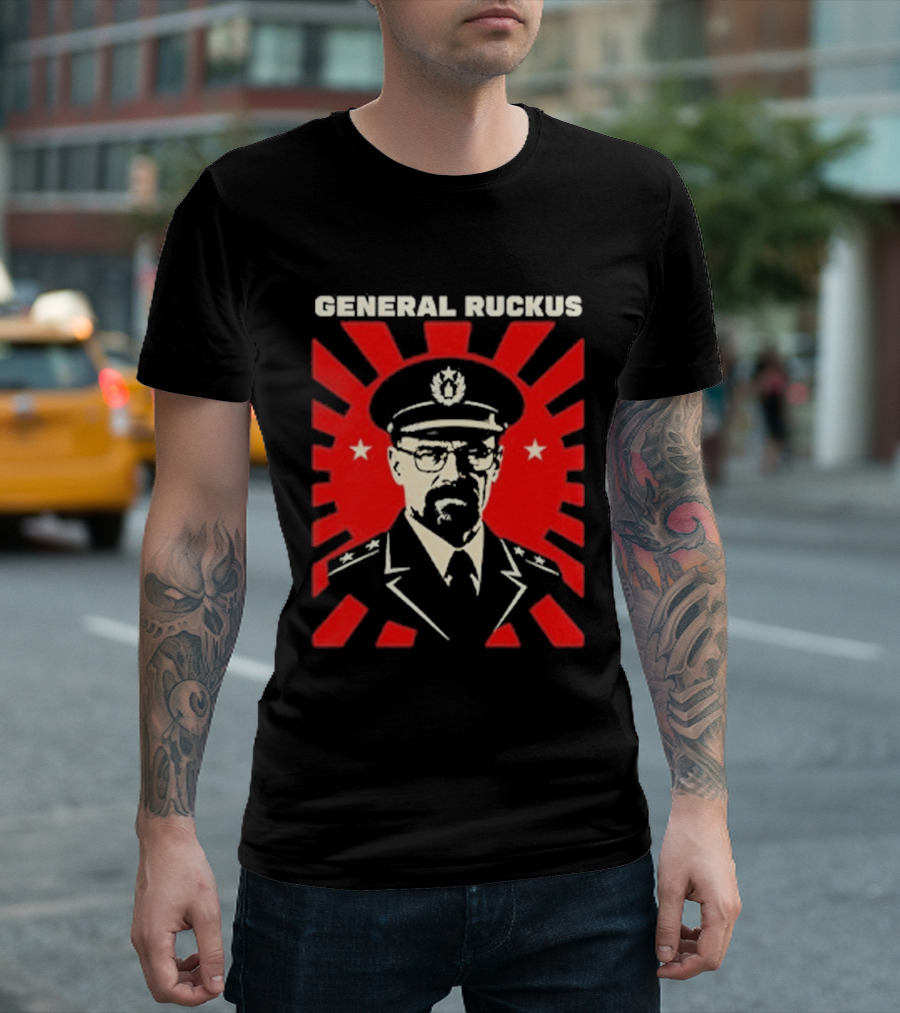 General Ruckus Walter White Red Star Uniform T-Shirt