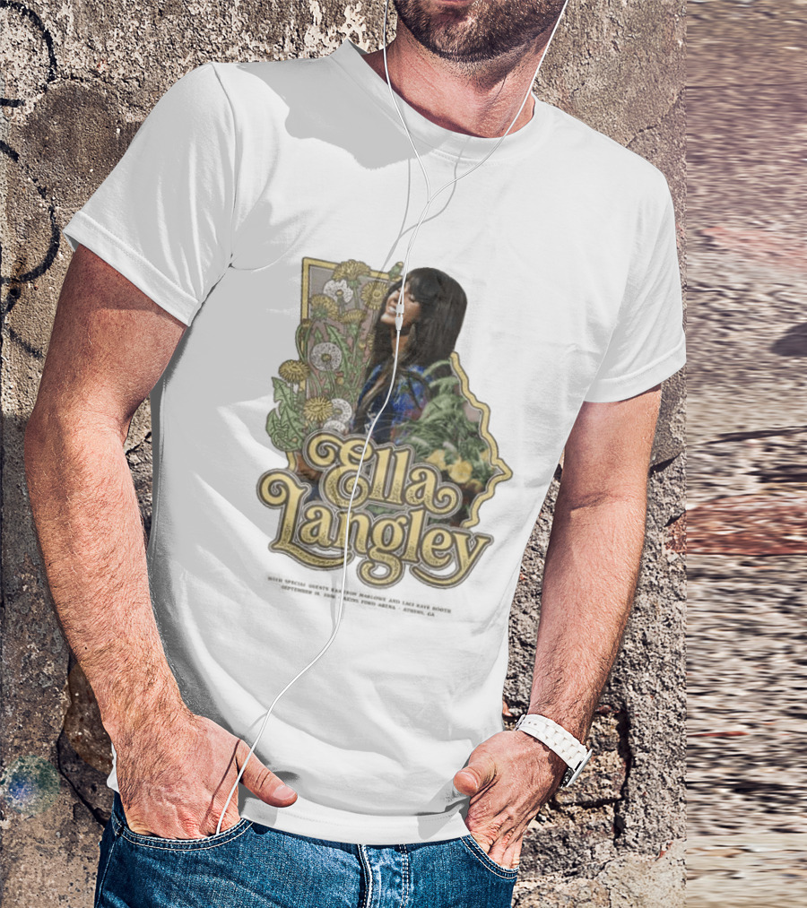 Ella Langley Akions Ford Arena 2026 Tour Athens GA September 18th Floral T-Shirt