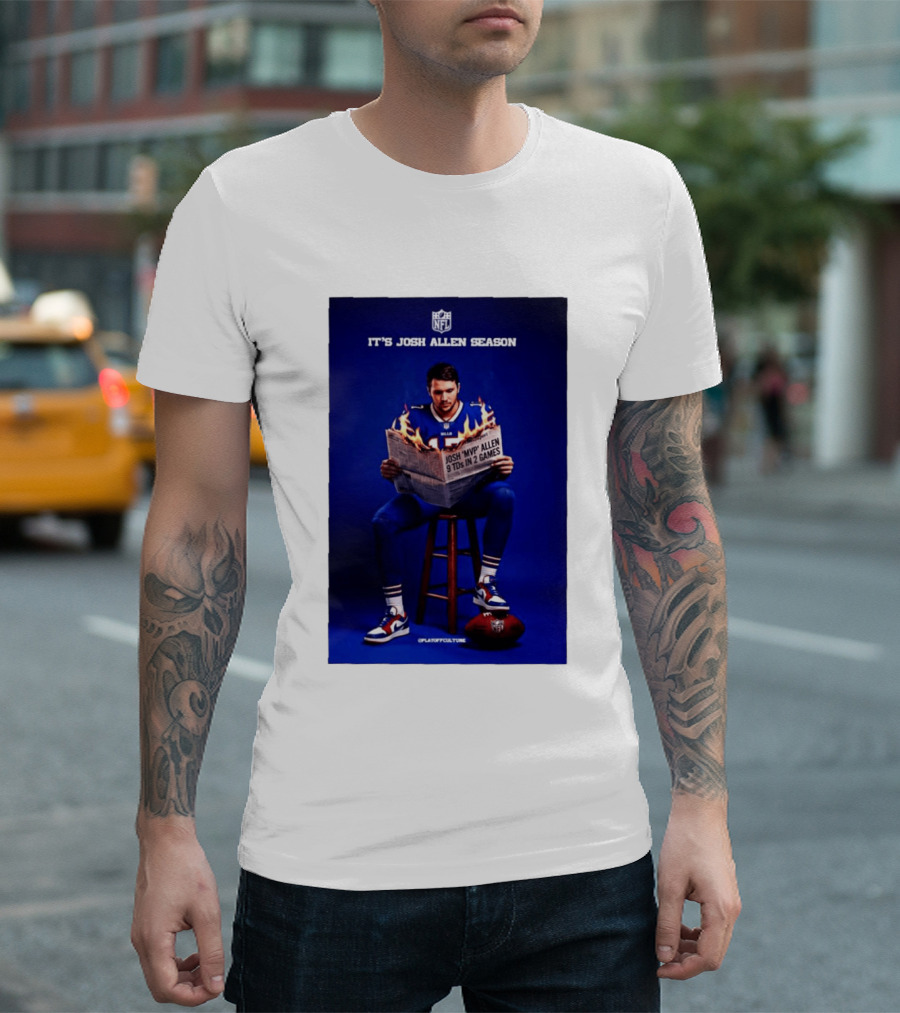 Josh Allen Season Buffalo Bills MVP 9 TDs NFL Football T-Shirt
