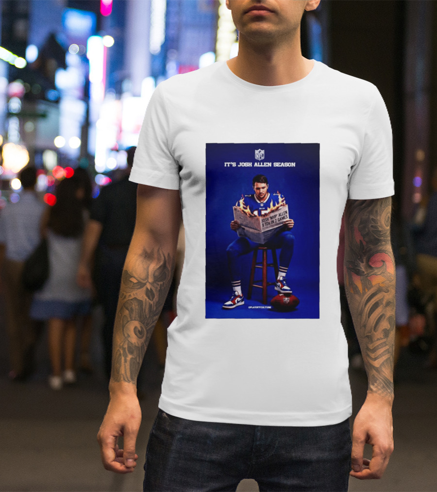 Josh Allen Season Buffalo Bills MVP 9 TDs NFL Football T-Shirt