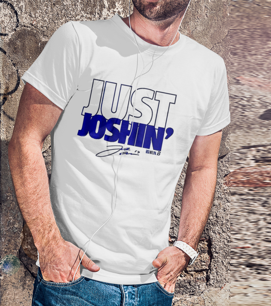 Just Joshin Josh Allen Signature Buffalo Football T-Shirt