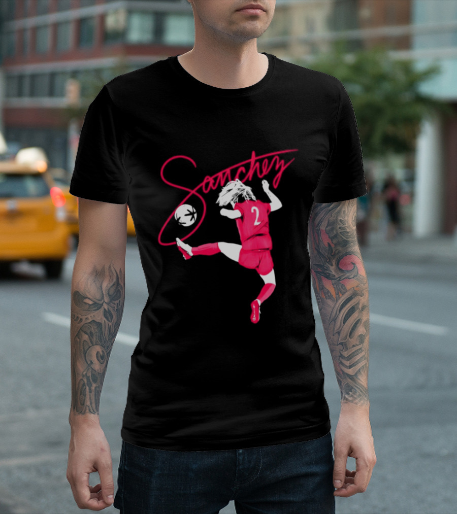 Sanchez Number 2 Soccer Player Kick T-Shirt