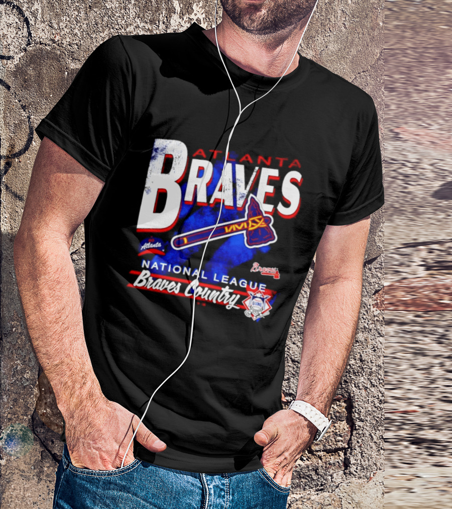 Atlanta Braves National League Braves Country Vintage Tomahawk Iconic Team Spirit T-Shirt
