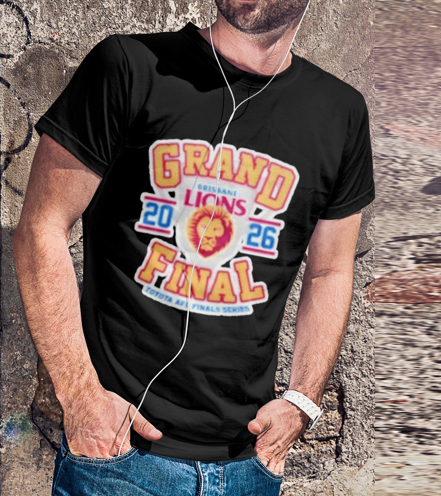 Brisbane Lions 2026 Grand Final Toyota AFL Finals Series T-Shirt