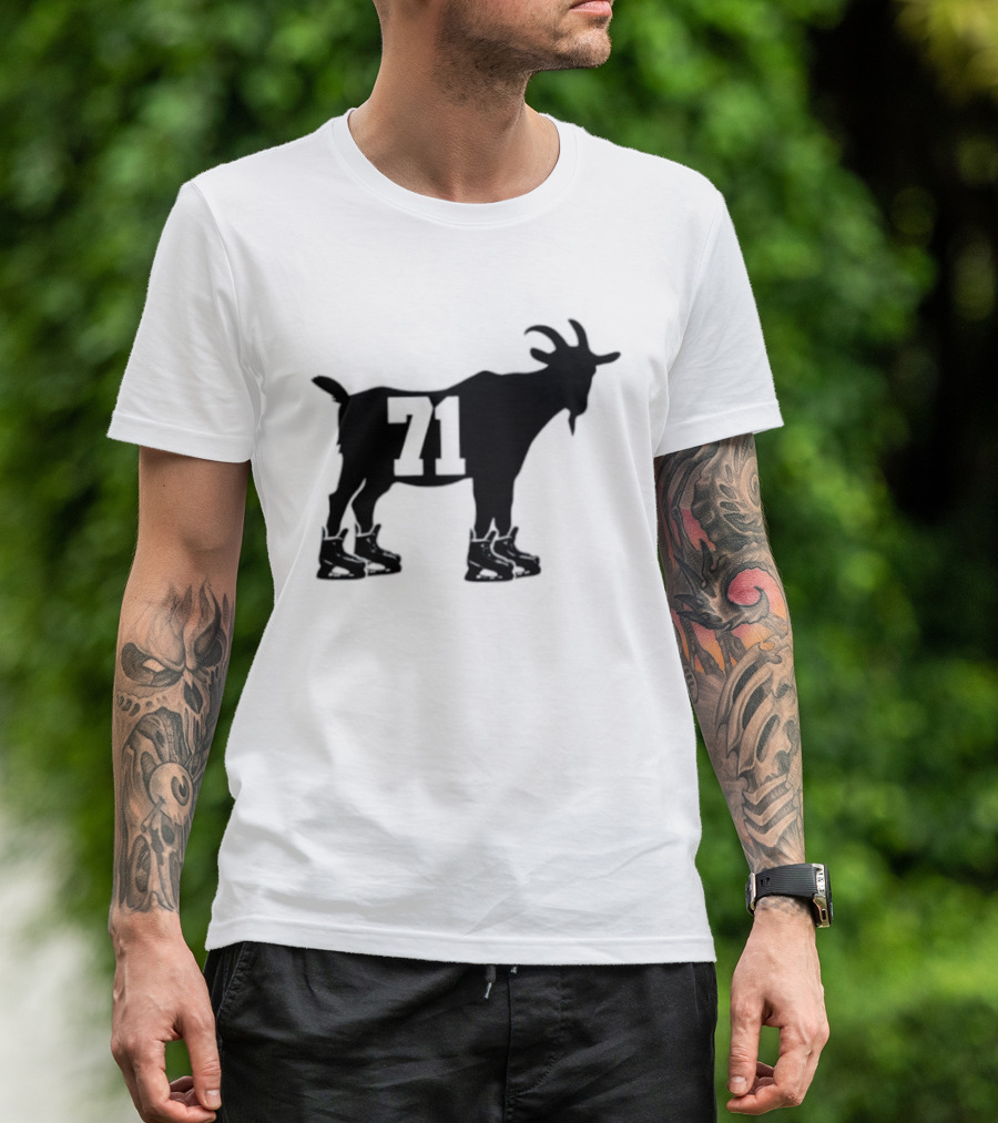 Macklin Celebrini San Jose Sharks GOAT 71 T-Shirt