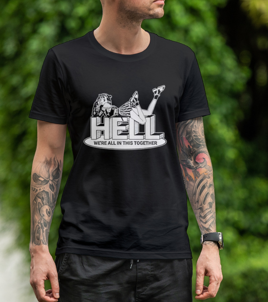 Hell We're All In This Together Anime Girl Lounge T-Shirt