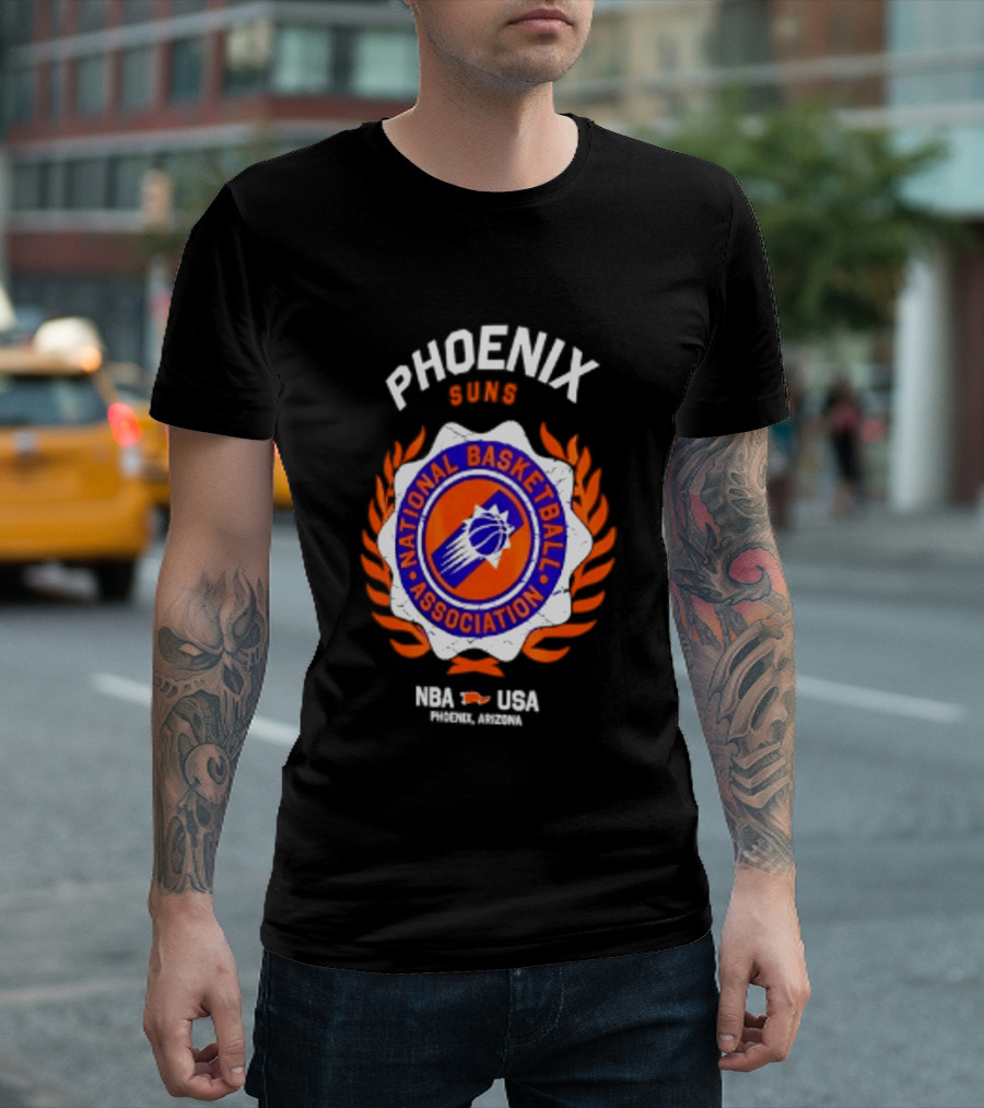 Phoenix Suns NBA National Basketball Association USA Laurel Crest 2026 T-Shirt