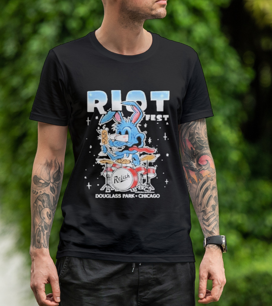 Riot Festival 2026 Douglass Park Chicago Relish Event T-Shirt
